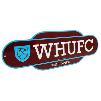 West Ham United FC Colour Retro Sign - Gift Arch
