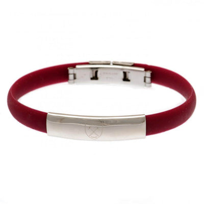 West Ham United FC Colour Silicone Bracelet - Gift Arch