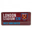 West Ham United FC Colour Street Sign - Gift Arch
