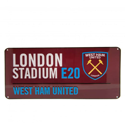 West Ham United FC Colour Street Sign - Gift Arch