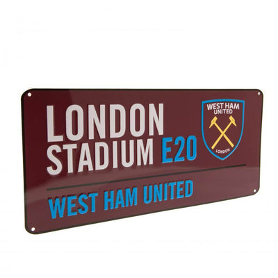 West Ham United FC Colour Street Sign - Gift Arch