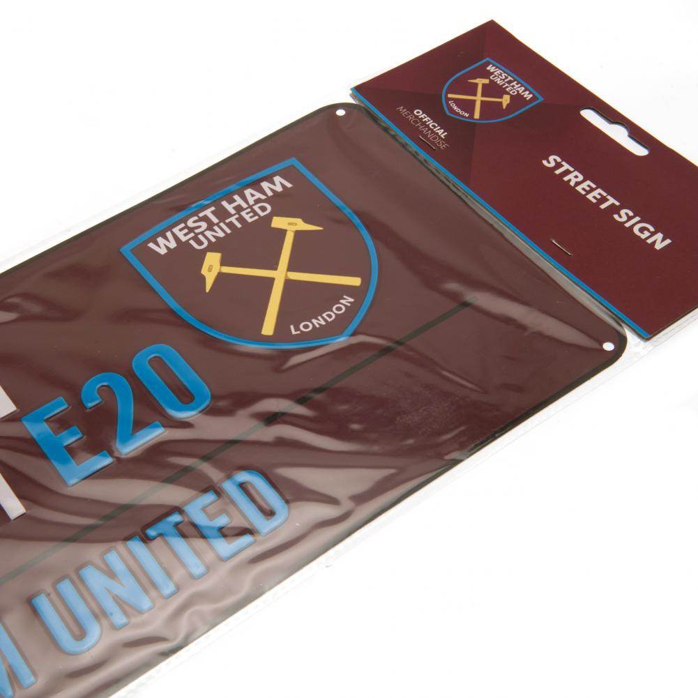 West Ham United FC Colour Street Sign - Gift Arch