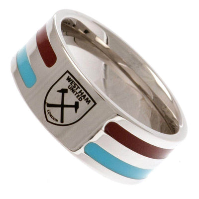West Ham United FC Colour Stripe Ring Large - Gift Arch
