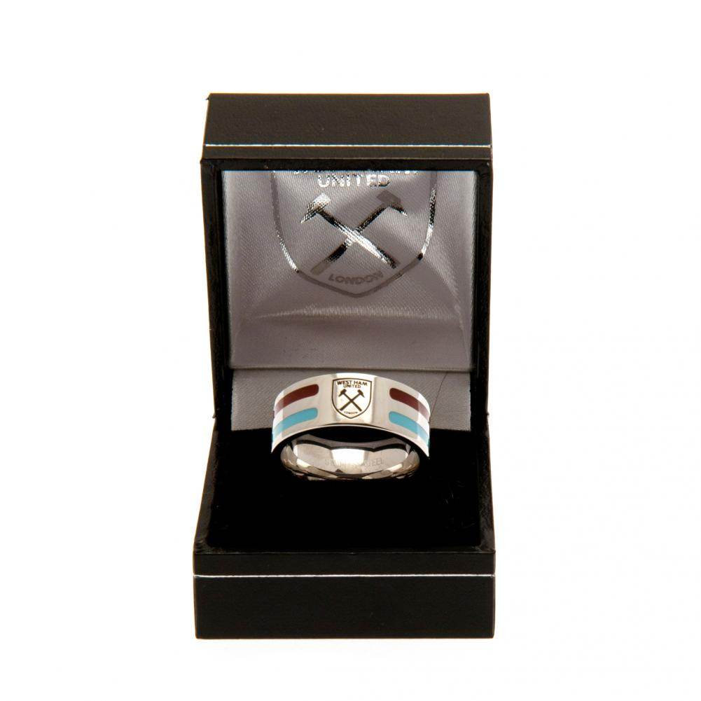 West Ham United FC Colour Stripe Ring Large - Gift Arch