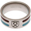 West Ham United FC Colour Stripe Ring Medium - Gift Arch