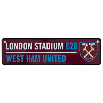 West Ham United FC Colour Window Sign - Gift Arch