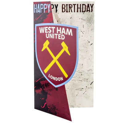 West Ham United FC Crest Birthday Card - Gift Arch