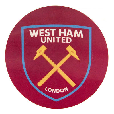 West Ham United FC Crest Car Sticker - Gift Arch