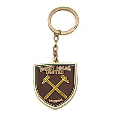West Ham United FC Crest Keyring - Gift Arch