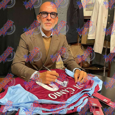 West Ham United FC Di Canio Signed Shirt - Gift Arch