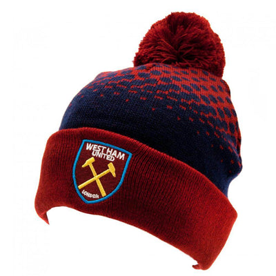 West Ham United FC Fade Ski Hat - Gift Arch
