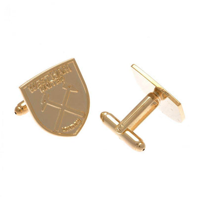 West Ham United FC Gold Plated Cufflinks - Gift Arch