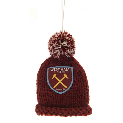 West Ham United FC Hanging Bobble Hat - Gift Arch