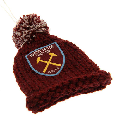 West Ham United FC Hanging Bobble Hat - Gift Arch