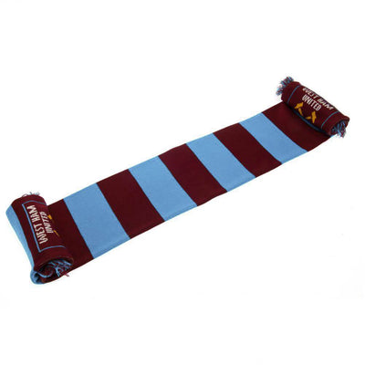 West Ham United FC Narrow Bar Scarf - Gift Arch