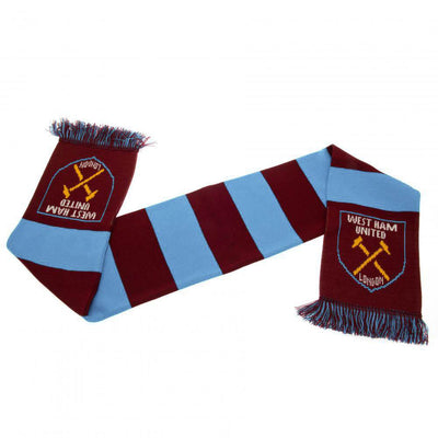 West Ham United FC Narrow Bar Scarf - Gift Arch