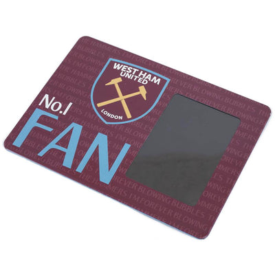 West Ham United FC No1 Fan Picture Frame Sign - Gift Arch