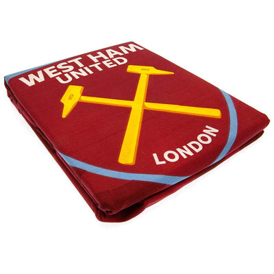West Ham United FC Player Camo Single Duvet Set - Gift Arch