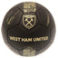 West Ham United FC Sig Gold Phantom Football - Gift Arch