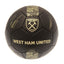 West Ham United FC Sig Gold Phantom Skill Ball - Gift Arch