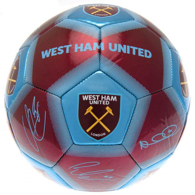 West Ham United FC Signature Football - Gift Arch