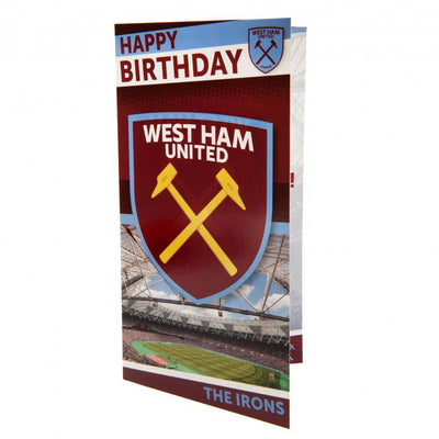 West Ham United FC Stadium Birthday Card - Gift Arch
