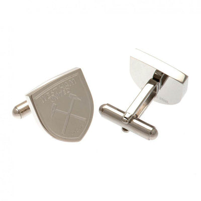 West Ham United FC Stainless Steel Formed Cufflinks - Gift Arch