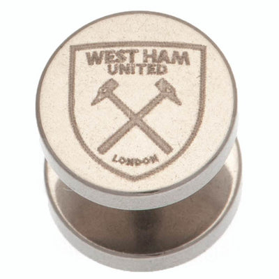 West Ham United FC Stainless Steel Stud Earring - Gift Arch