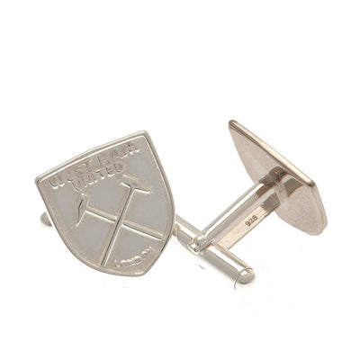 West Ham United FC Sterling Silver Crest Cufflinks - Gift Arch