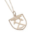 West Ham United FC Sterling Silver Pendant & Chain CR - Gift Arch