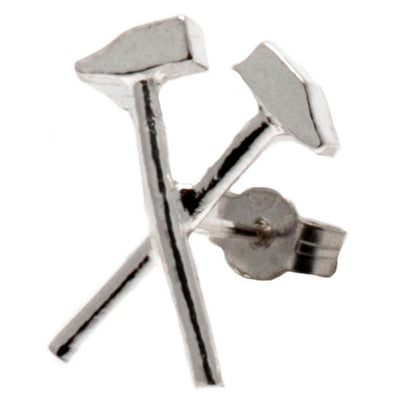 West Ham United FC Sterling Silver Stud Earring - Gift Arch