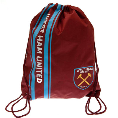 West Ham United FC Stripe Gym Bag - Gift Arch