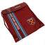 West Ham United FC Stripe Gym Bag - Gift Arch