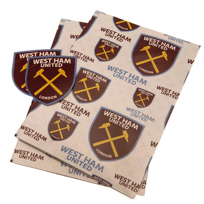 West Ham United FC Text Gift Wrap - Gift Arch