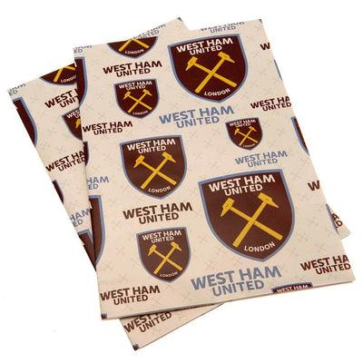 West Ham United FC Text Gift Wrap - Gift Arch