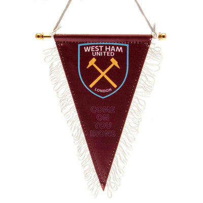 West Ham United FC Triangular Mini Pennant - Gift Arch