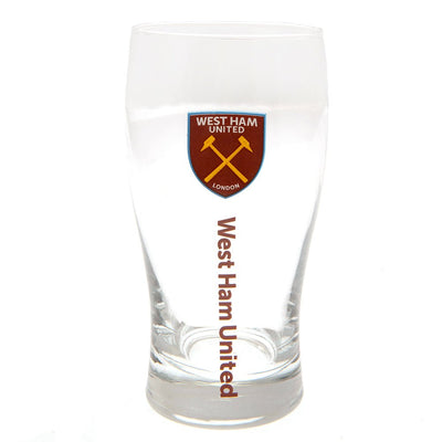 West Ham United FC Tulip Pint Glass - Gift Arch