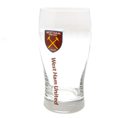 West Ham United FC Tulip Pint Glass - Gift Arch