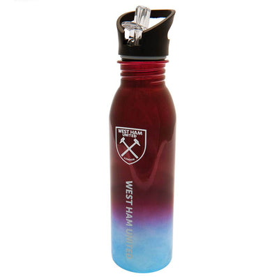 West Ham United FC UV Metallic Drinks Bottle - Gift Arch