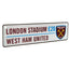 West Ham United FC Window Sign - Gift Arch