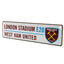 West Ham United FC Window Sign - Gift Arch