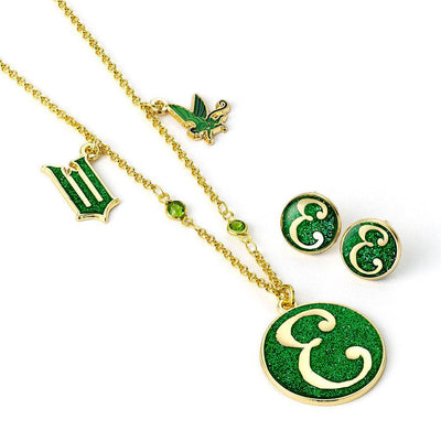 Wicked Gold Plated Elphaba Necklace & Earrings - Gift Arch