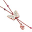 Wicked Rose Gold Glinda Buterfly Necklace - Gift Arch