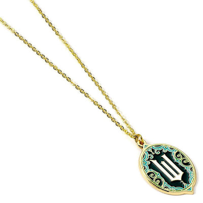 Wicked Silver Plated Emerald City Necklace - Gift Arch