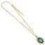 Wicked Silver Plated Emerald City Necklace - Gift Arch