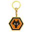 Wolverhampton Wanderers FC Crest Keyring - Gift Arch