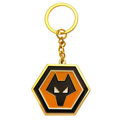Wolverhampton Wanderers FC Crest Keyring - Gift Arch