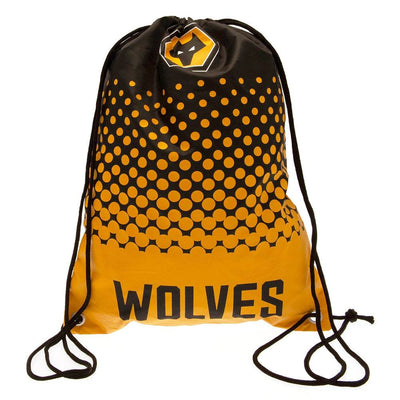 Wolverhampton Wanderers FC Fade Gym Bag - Gift Arch