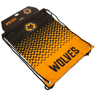 Wolverhampton Wanderers FC Fade Gym Bag - Gift Arch