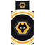 Wolverhampton Wanderers FC Pulse Single Duvet Set - Gift Arch